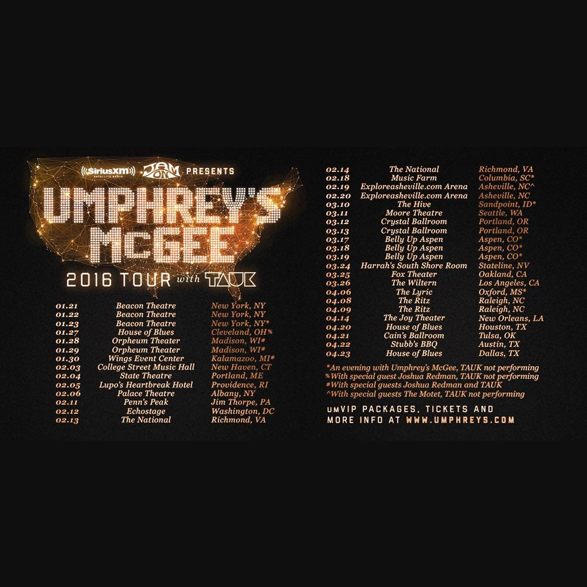 Umphrey's McGee Dallas 2016 House of Blues