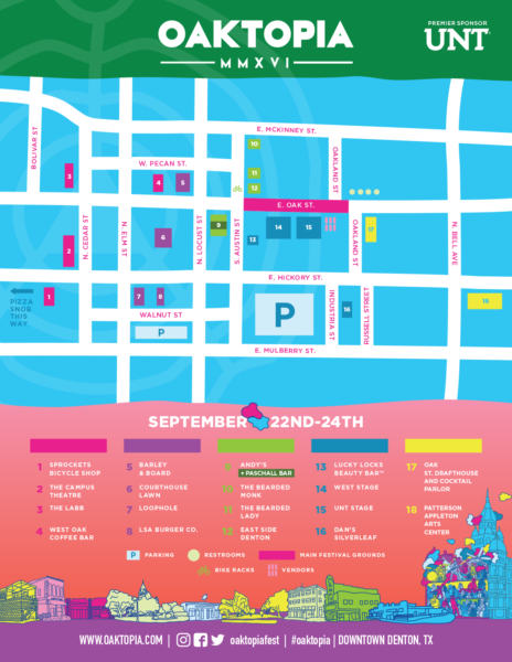 oaktopia 2016 map denton